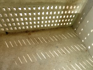 Reflections on the balcony