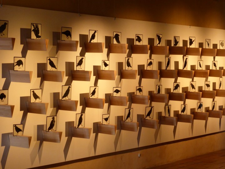 The raven chronicles: part of an exhibition at Annecy's castle