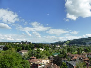 Looking out to the Eiger, Monch and Jungfrae