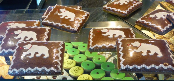 The bear that takes the biscuit