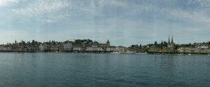 Lucerne: view of the old town