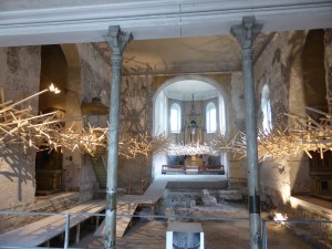 Feldkirch: installation in the church on market square