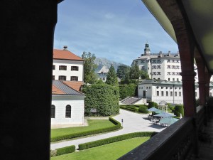 Schloss Ambras: view over the courtyard