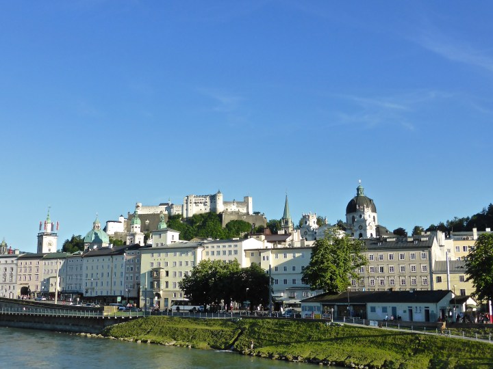 View over Salzburg castle
