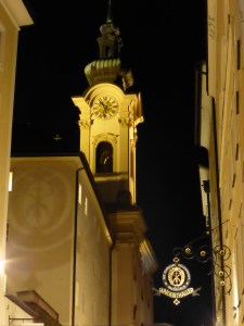 The church opposite our hotel