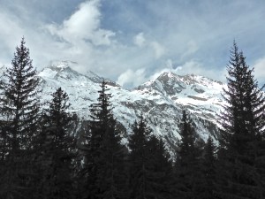 On the way to Le Monal: the Mont Pourri