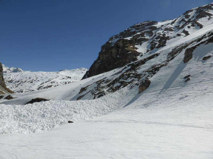 One of several slides to have come down in recent days