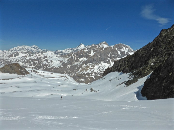 Looking over to Pointe de Bazel