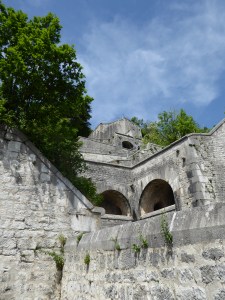 The fortifications down from the bastille