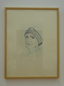 One of a series of portraits by Thomas Schutte