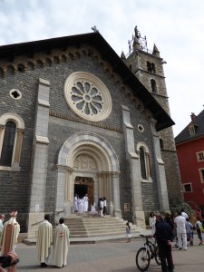 Confirmation day at Saint Pierre's church