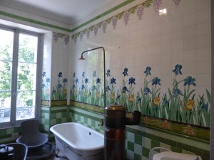 The bathroom at La Sapinière