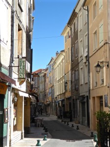 Sisteron: in the old town
