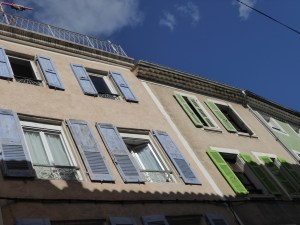 Sisteron: in the old town
