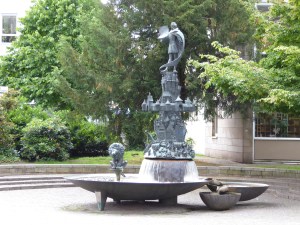 Osnabrück: Ruwe's burgers fountain