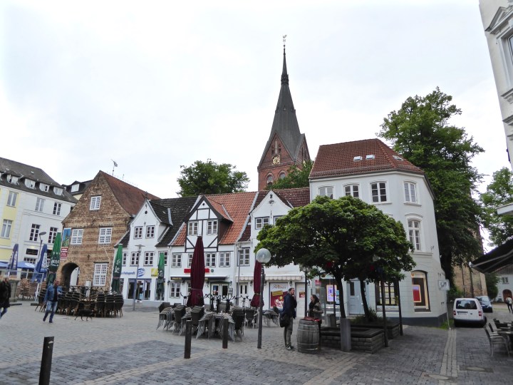 Flensburg: the Nordermarkt