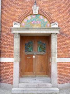 Aarhus' Beaux Arts theatre, side entrance