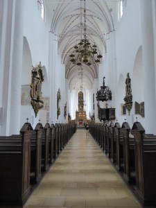 Aarhus cathedral: the 93m nave