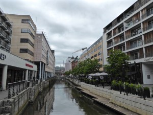 Aarhus: new blocks by the canal