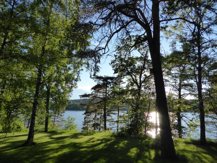 Mellerud: the lake from the terrace