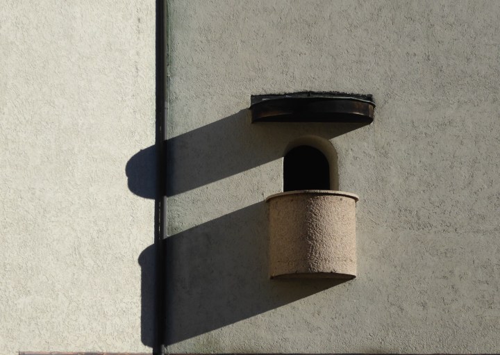 Theresien Kirche: the balcony on the clock tower