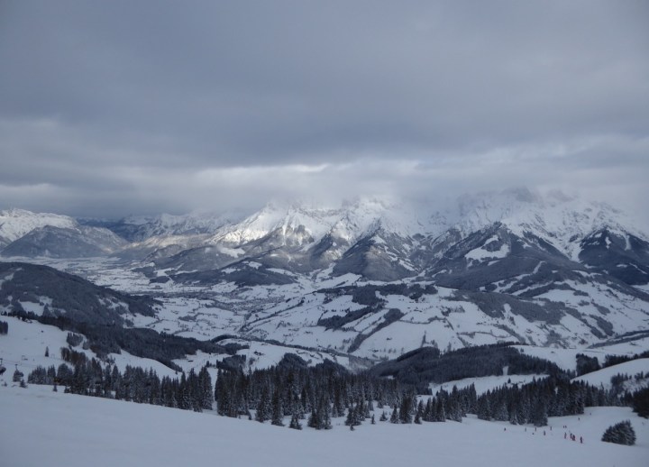 Morning weather over Maria Alm