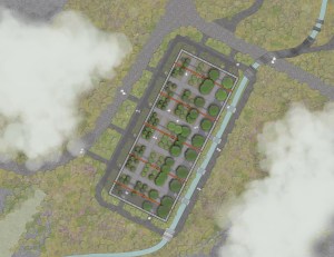 Dinorwig quarry, the proposed Plant Nursery, masterplan