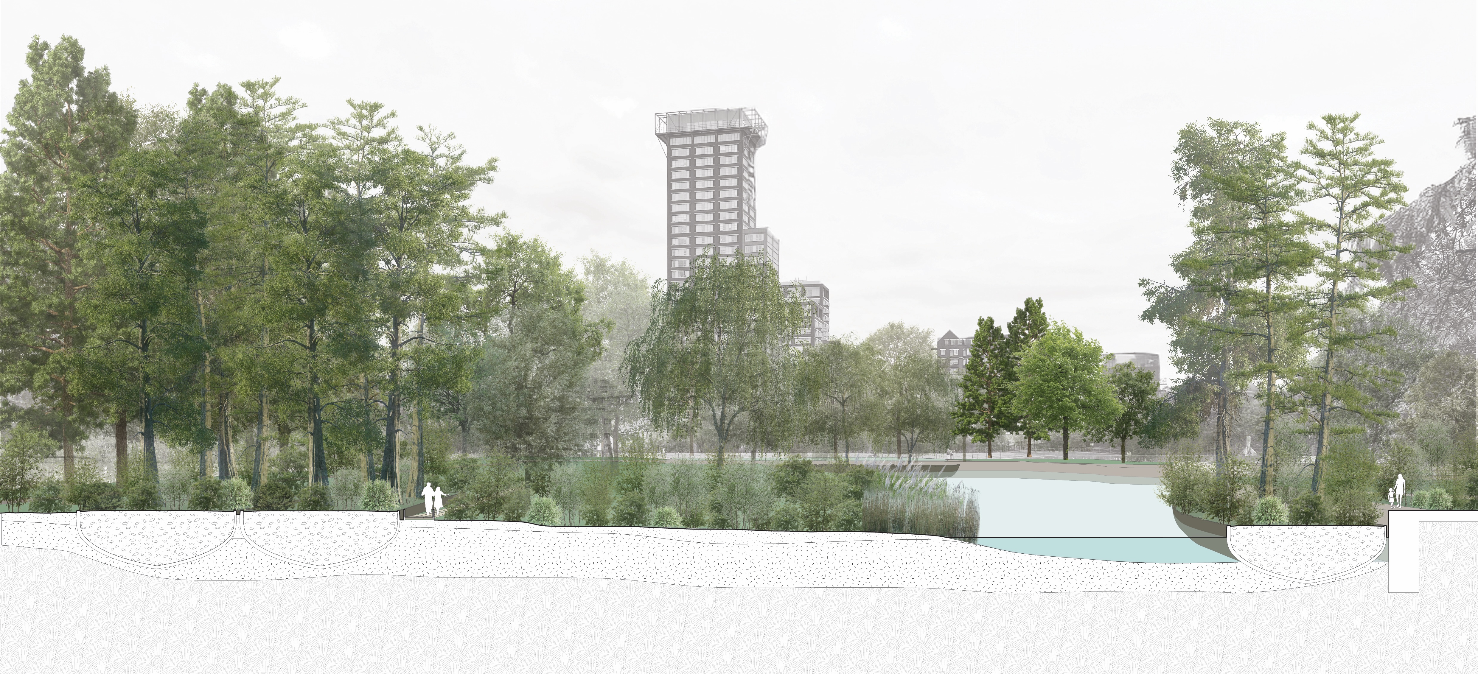Spiling will allow the ground to expand, creating more opportunities for vegetation and habitat creation.